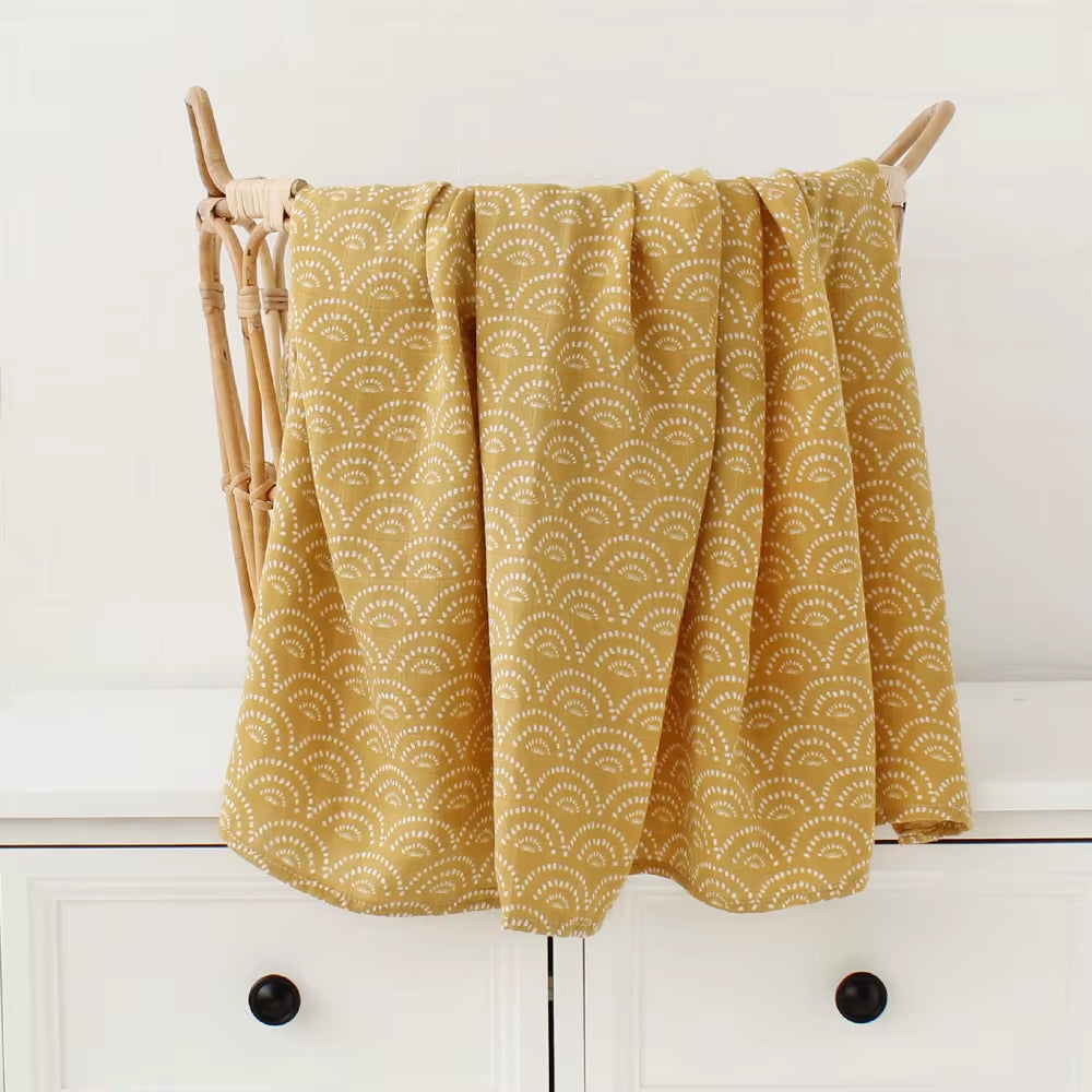 Bamboo Baby Blankets Newborn Muslin Swaddle 120X120 Nursery Blanket Baby Wrap Swaddle Blanket Super Soft