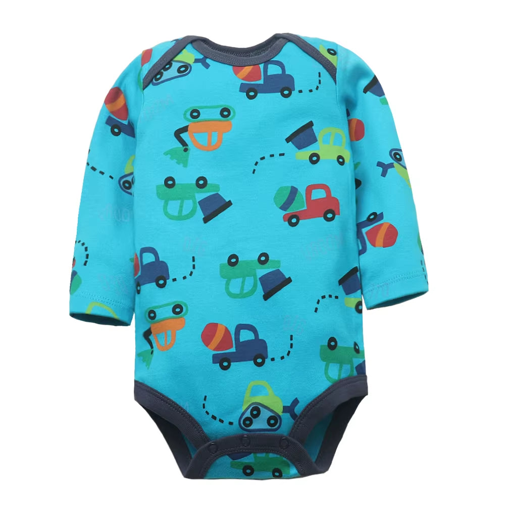 1-3Pieces New Fashion Newborn 100% Cotton Baby Boy Girl Bodysuit Long Sleeve Soft Infant Onesies Baby Shower Gifts Jumpsuits