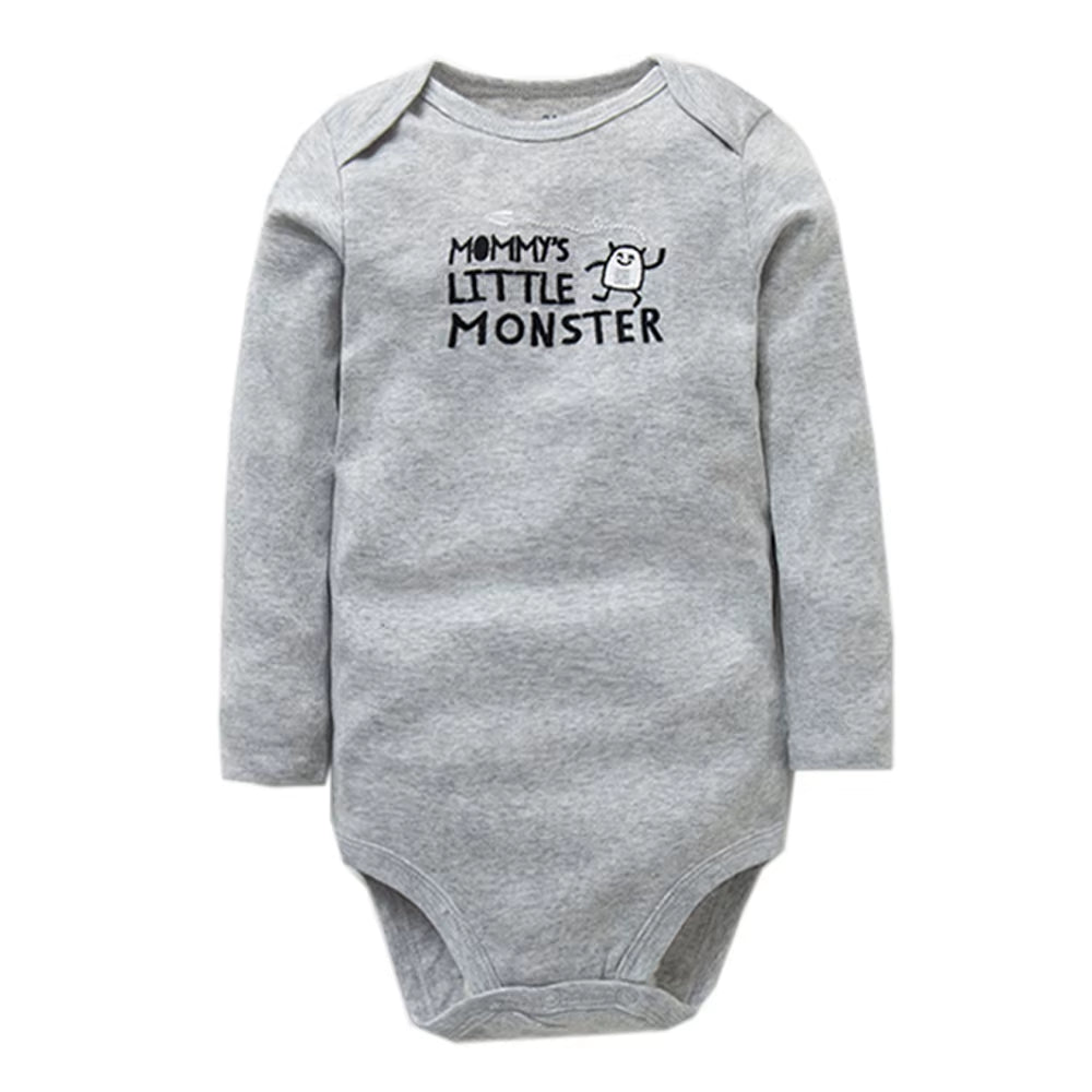 1-3Pieces New Fashion Newborn 100% Cotton Baby Boy Girl Bodysuit Long Sleeve Soft Infant Onesies Baby Shower Gifts Jumpsuits